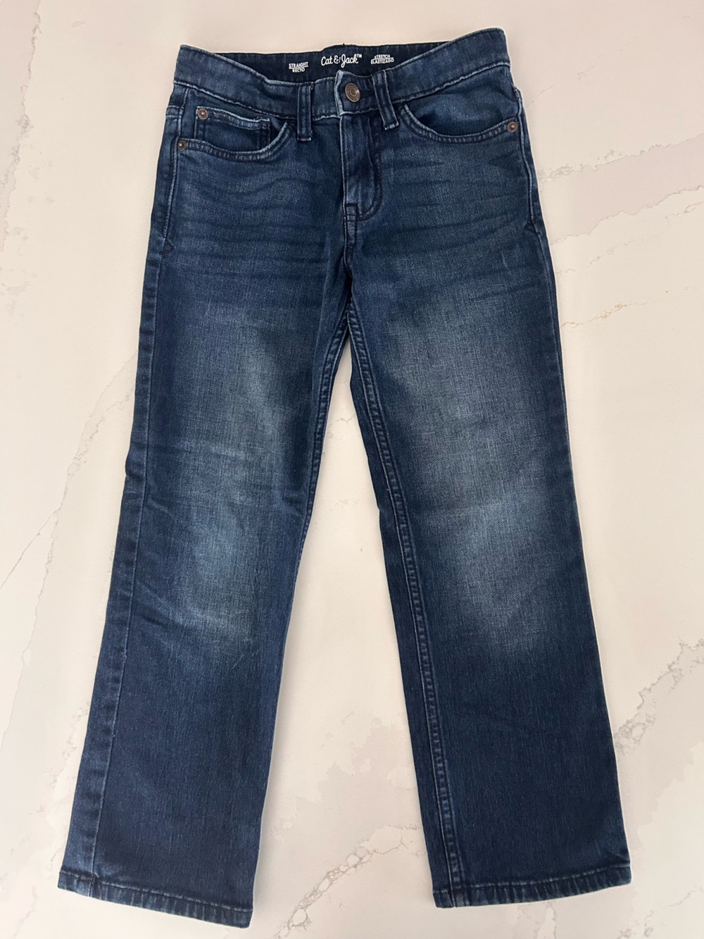 Cat & Jack Dark Blue Relaxed Fit Jeans